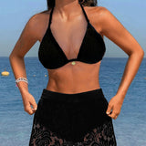 Sofía™ | Elegantní hladký krajkový bikini