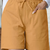 LIANNE™ - Prodyšné bavlněné volné šortky