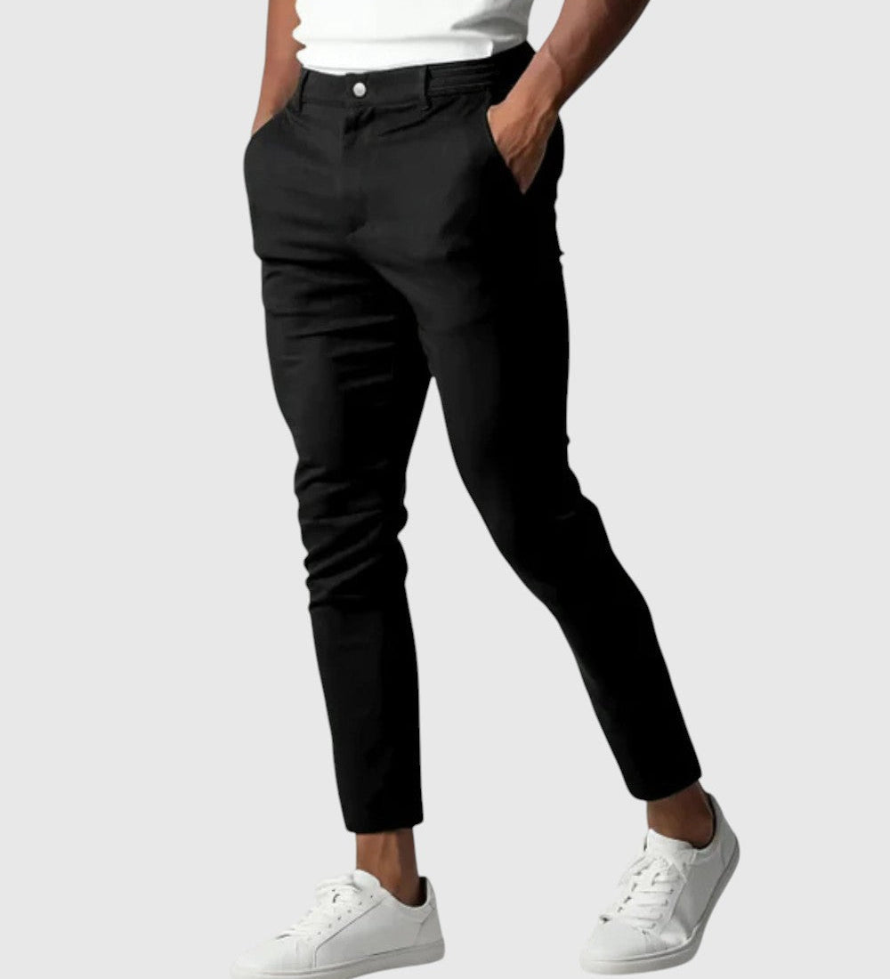 Romanek | Kalhoty Elio Stretch z bavlny