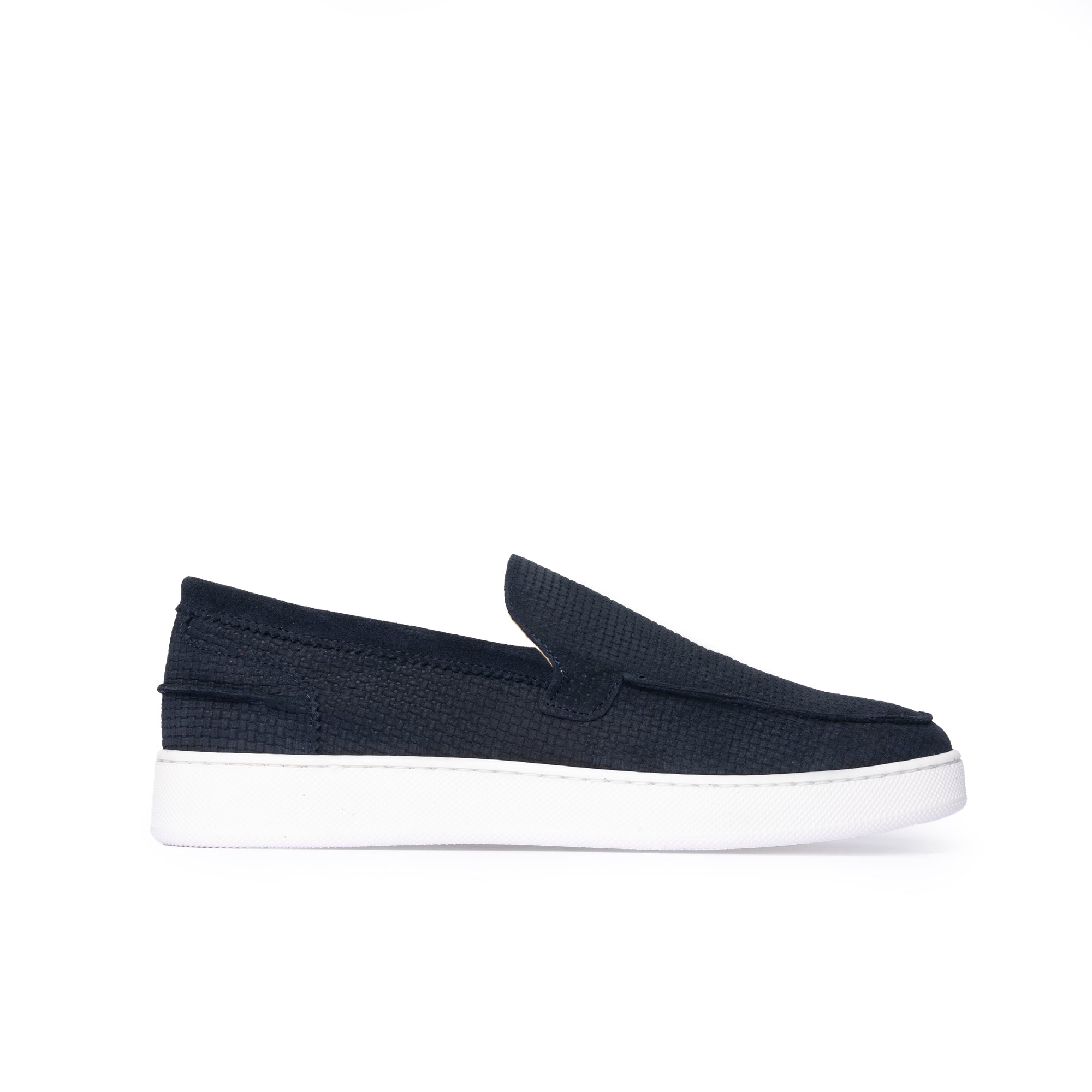 Měkké semišové slip-on boty pro muže.