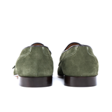 Mocasín Monk lux pro muže z nubuku s koženou podrážkou