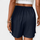Stylové šortky s plisováním