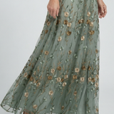 Valeria™ | Květinové maxi halter šaty