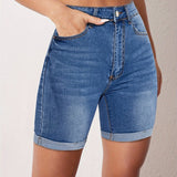 RAPHAELLE™ - Stretch-Fit Bermudské Jean Šortky