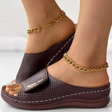 Joanna | Minimalistické slip-on sandály