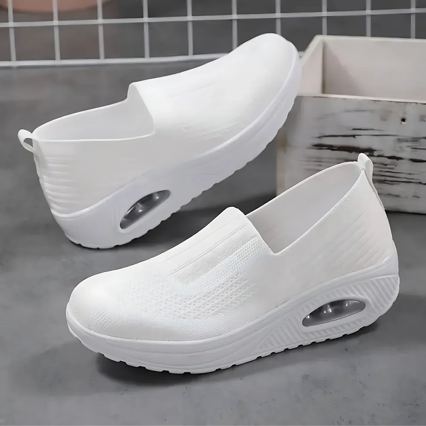 Laurence™ — Baskets slip-on s vyvýšenou podrážkou pro každodenní pohodlí