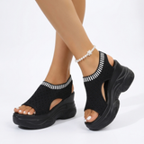Roxelane™ — Platformové sandály s kamínky, odvážný městský chic