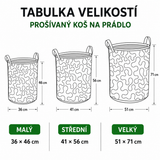 Divočina – Dekorativní koš na prádlo
