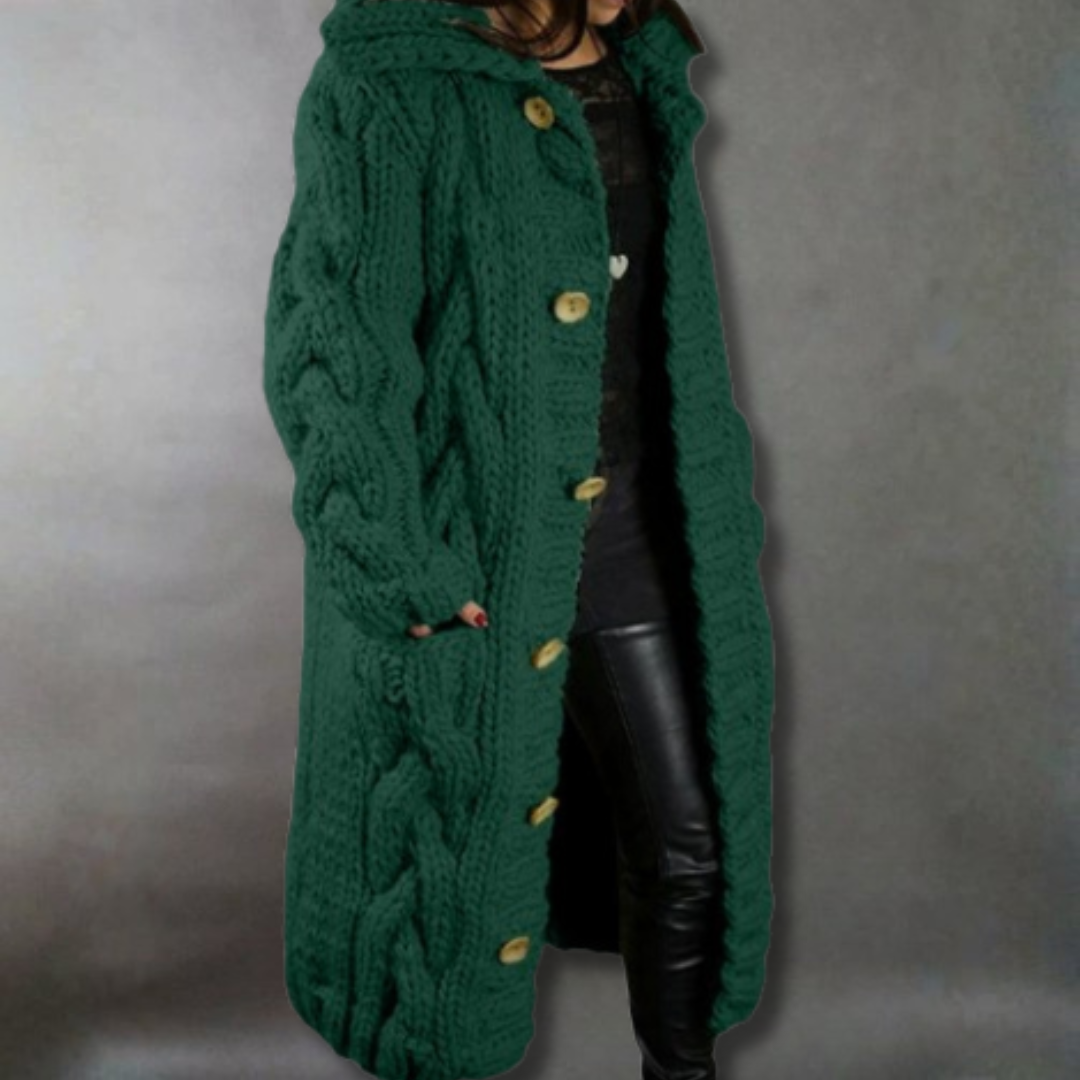 KARINA | Elegantní pohodlný kabát s krytím břicha