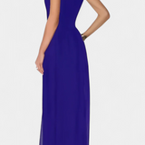 Nadia Mono Elegante bez Rukávů s Přední Průsvitností