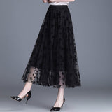 ADELINE™ – Chic Květinová Midi Sukně
