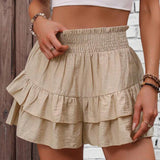 JAMET™ - Casual Ruffle Tiered Boho Šortky