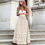 JOAN™ - Elegantní Maxi Sukně s Vícevrstvým Designem