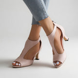 Damienne™ – Suede sandály na podpatku, večerní elegance