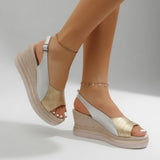 Cyrielle™ — Sandály s platformou, espadrilkový styl, elegantní letní vzhled