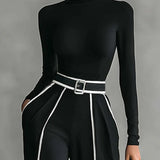 Vera™ | Elegantní souprava s kontrastním detailem
