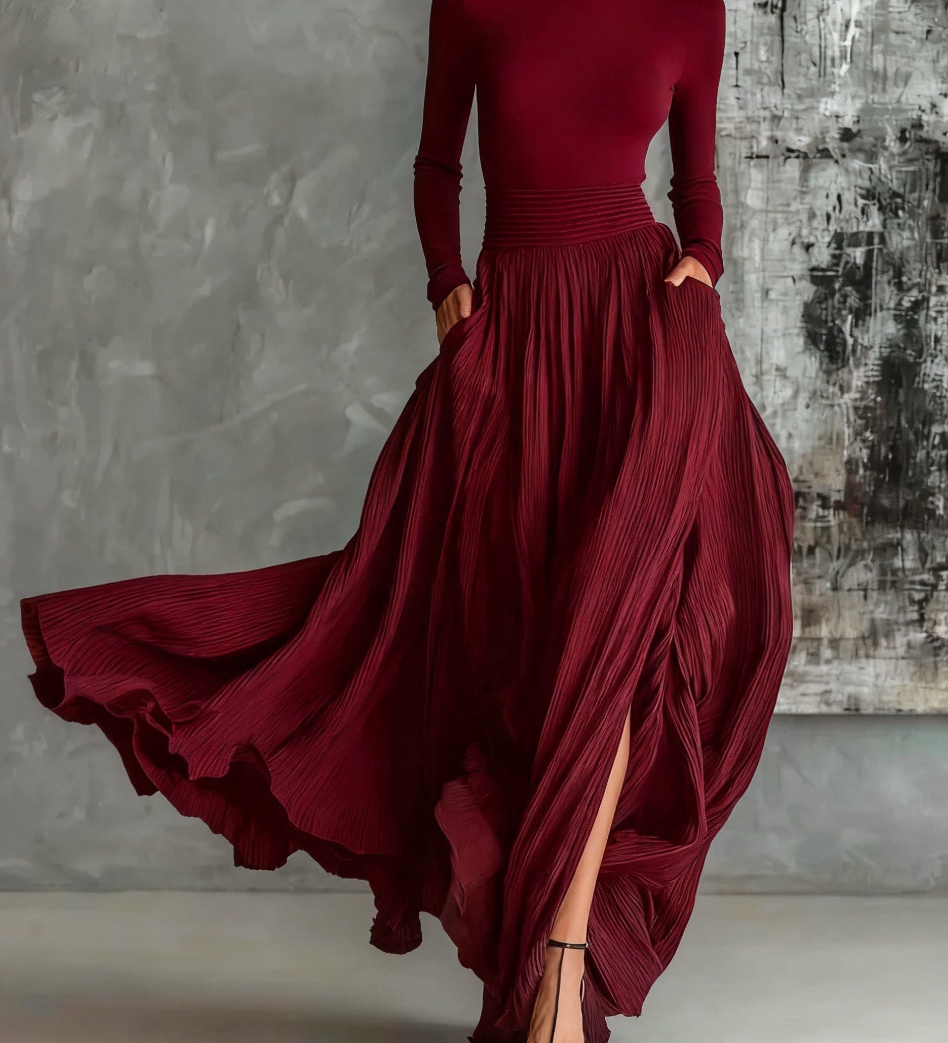 Eva™ | Elegantní souprava s plisovanou sukní