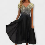Lara - Šaty na večer z chiffon pro ženy