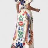 Itzel Boho Set s Etnickým Potiskem