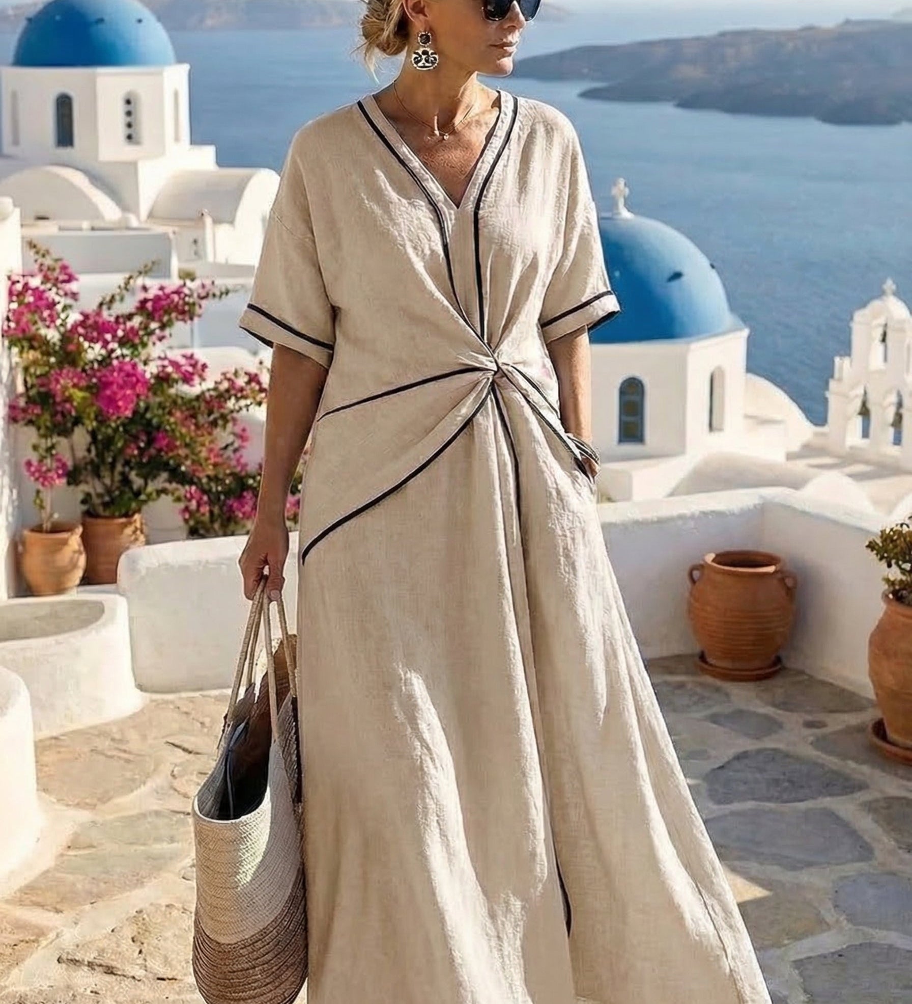 Santorini™ Letní šaty pro Evu