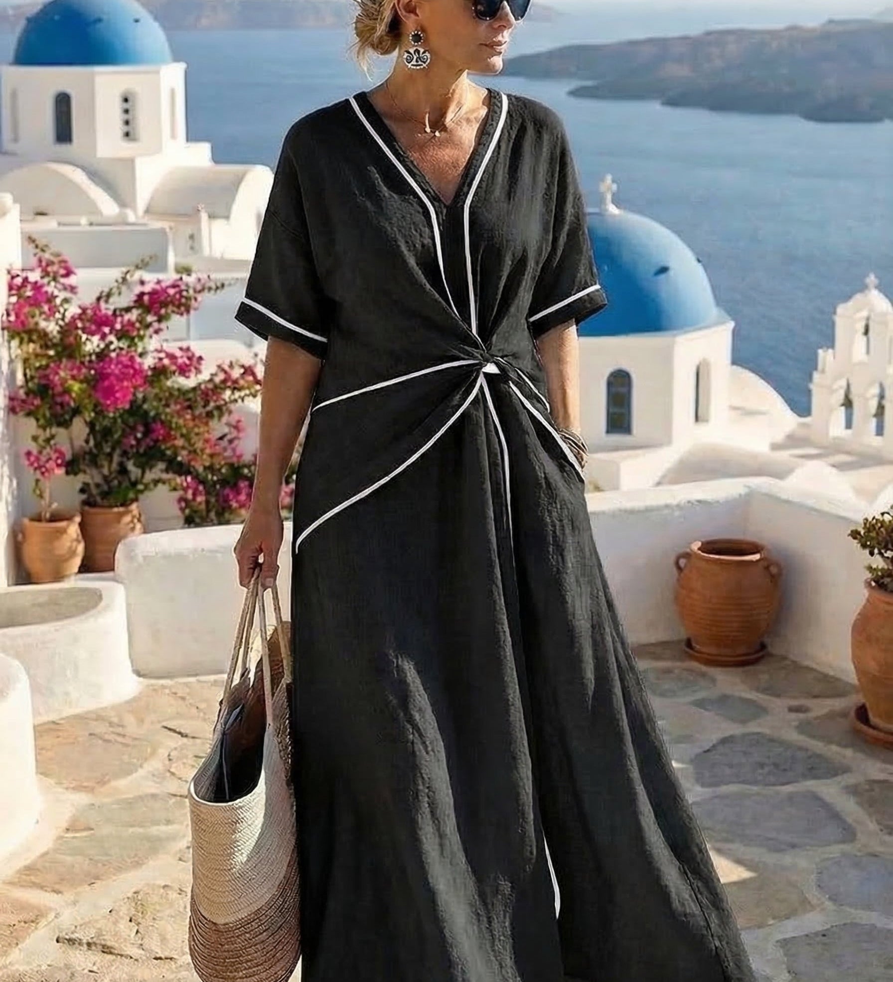 Santorini™ Letní šaty pro Evu