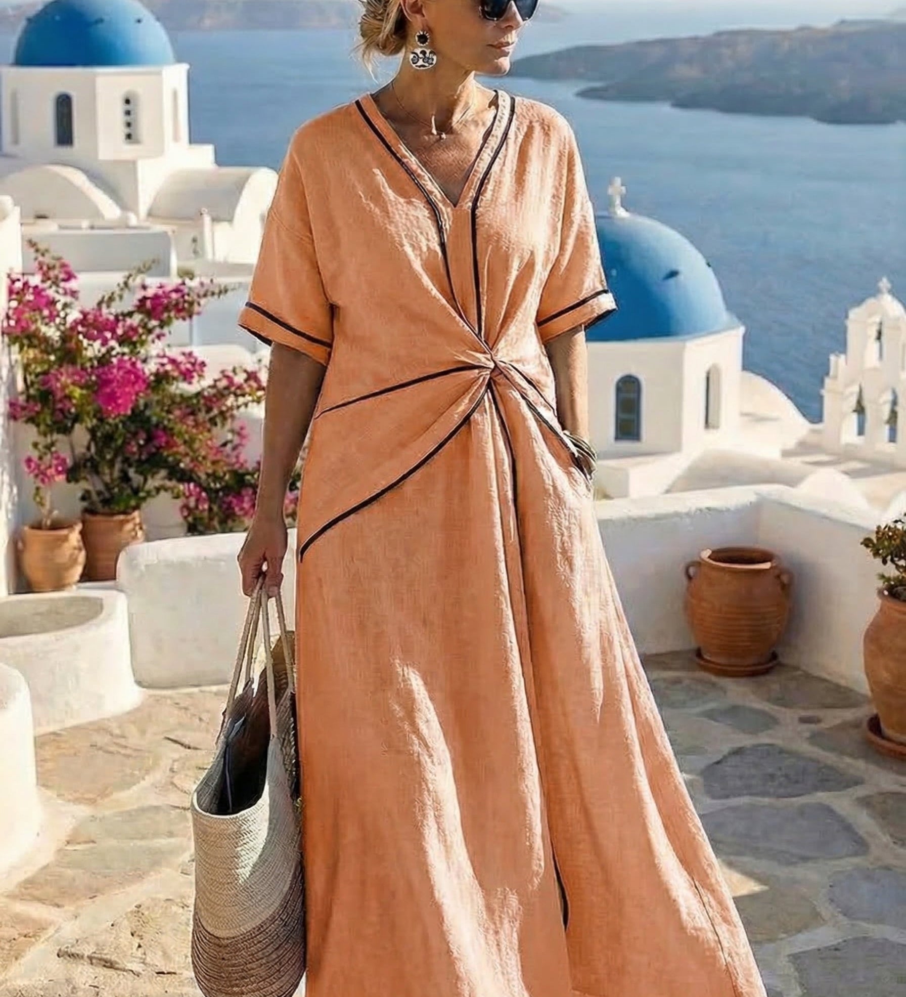 Santorini™ Letní šaty pro Evu