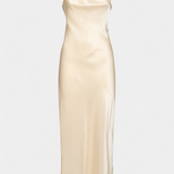 Elvera Midi Šaty Halter s Růžemi