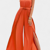 Nyree Mono Asymetrický s Výřezem a Mašlí